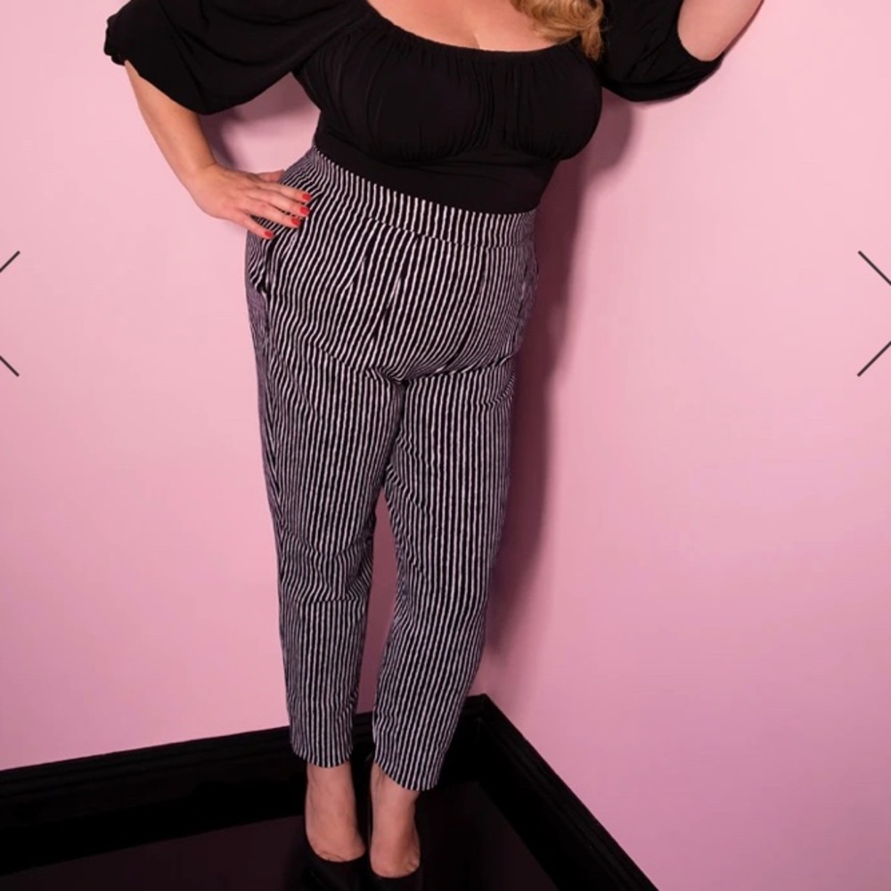 Vixen by Micheline Pitt Cigarette Pants 2X